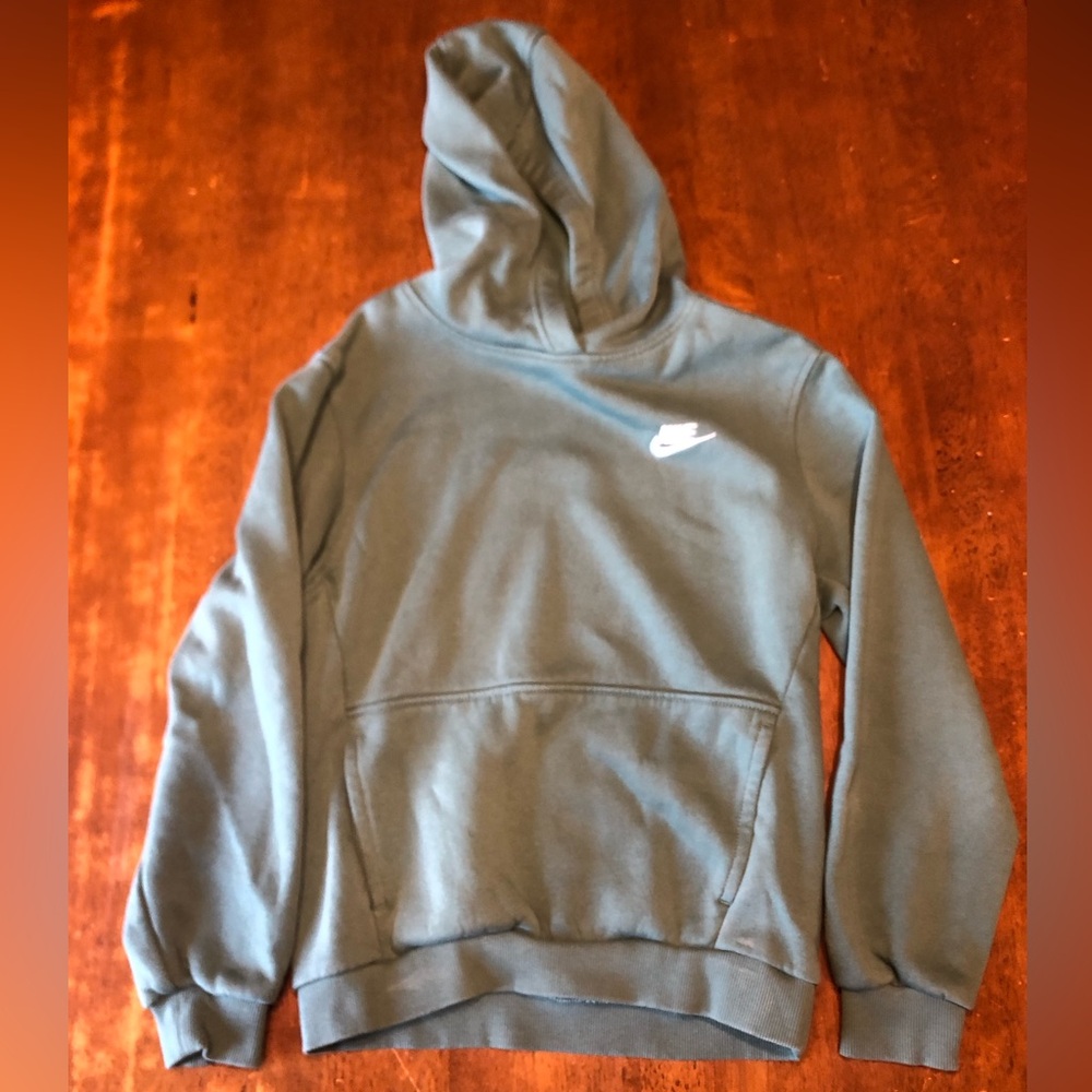 Nike green hoodie with Logo